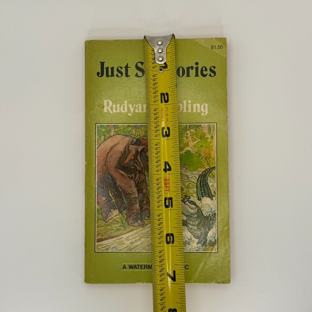 Vintage Just So Stories by Rudyard Kipling Paperback Green Cover Complete - Picture 6 of 8